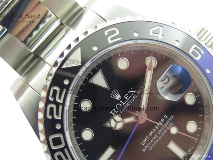 MiroTime 0512 Versatile GMT-Master II 116710 BLNR Black Blue Ceramic 904L Steel VRF 1:1 Best Edition VR3186 CHS V3 (CF Bezel) 2497